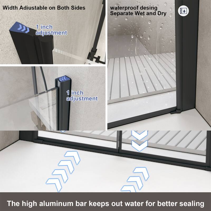 36x72 Inch Bifold Shower Door