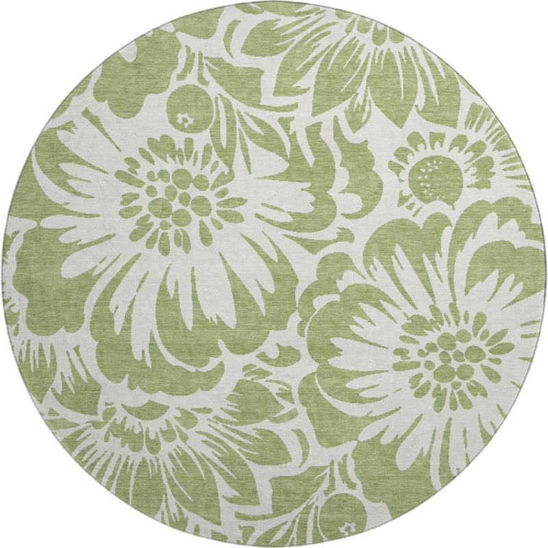 Premium Washable Super Soft Modern Floral Mayfield Rug