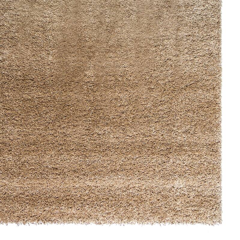 Gertmenian Ultimate Shag Solid Oatmeal Plush Shag Area Rug