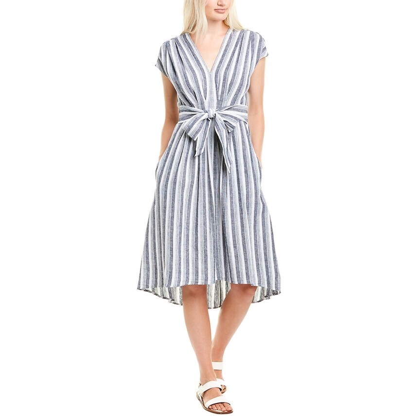 max studio linen dress
