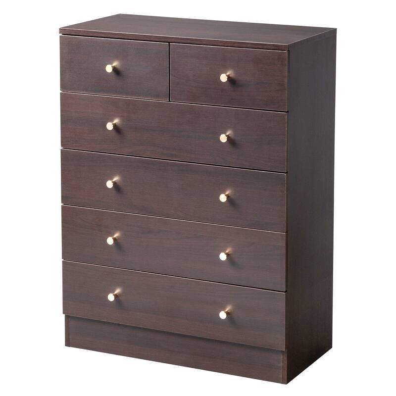 Modern Simple Dresser P2 Particle Board Storage for Bedroom, Living Room, or Home Office