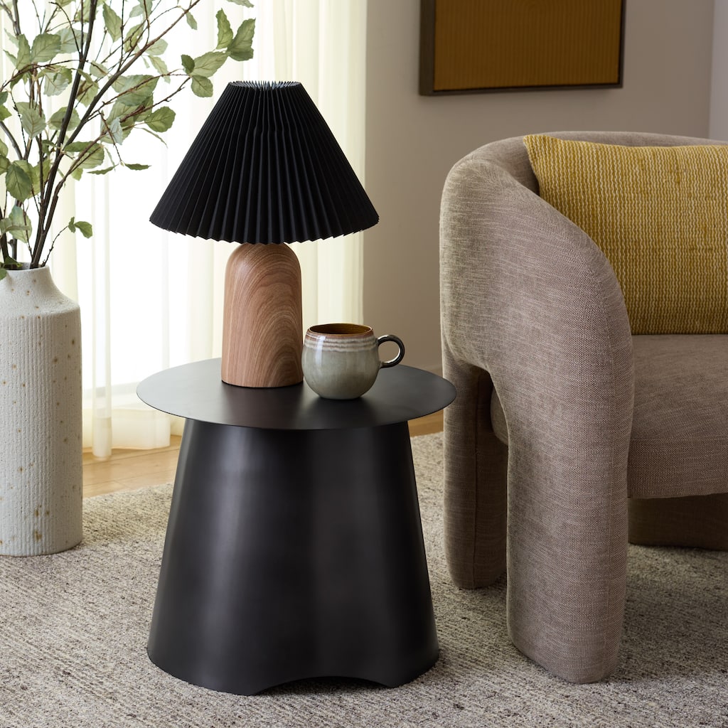 SAFAVIEH Home Aminchy Side Table, Fully Assembled - 18"W x 18"D x 16"H