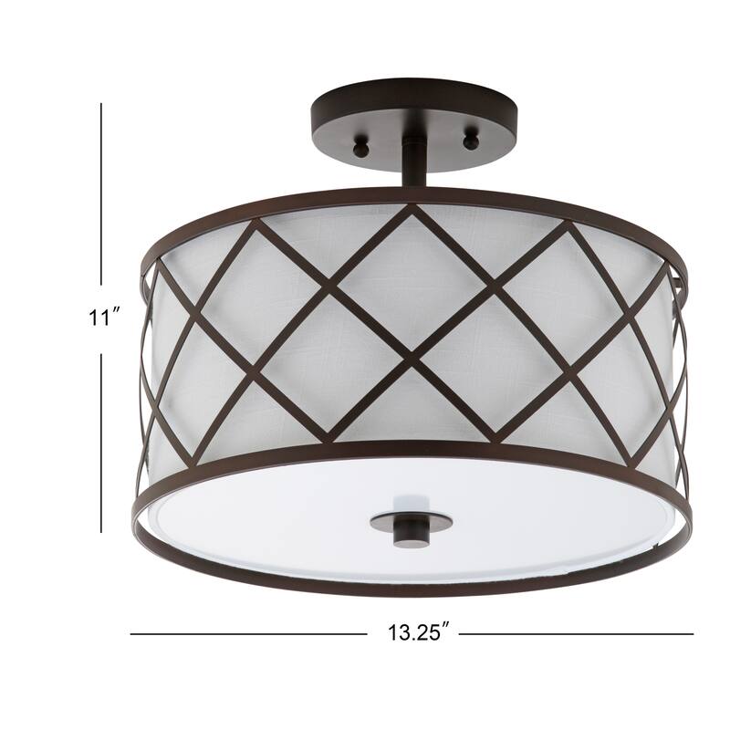 Link Metal LED Flush Mount, by JONATHAN Y