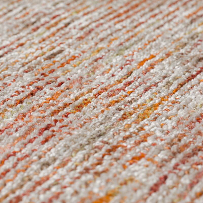 Addison Villager Textured Solid Wool and Viscose Area Rug