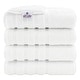 preview thumbnail 1 of 45, American Soft Linen 100% Cotton Turkish Bath Towels Large, 4 Pack Luxury Hotel Spa Quality Turkish Bath Towels Bathroom Sets White