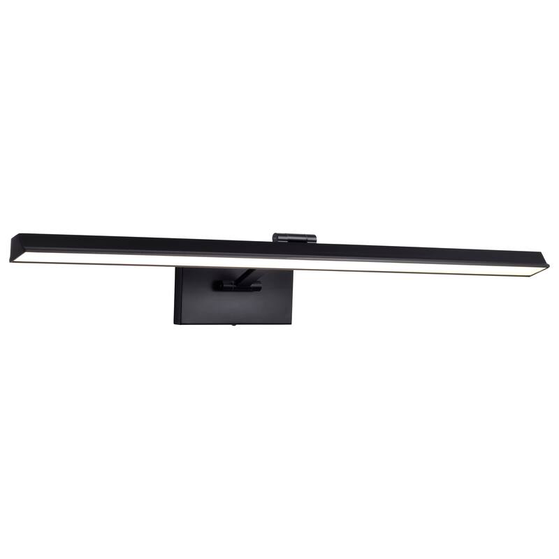 Hazel 3 Foot LED Picture Light 3 CCT Selectable Black Finish Acrylic Lens