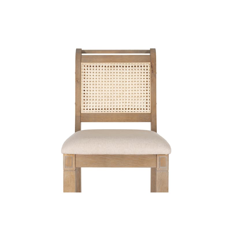 Piedmont Greywash Wooden 31-Inch Ladder Back Bar Stool