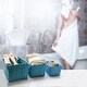 preview thumbnail 23 of 30, Checkered Woven Strap Storage Baskets (Set of 3) - 7.8 L x 5.3 W x 4.2 H