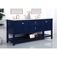 preview thumbnail 13 of 12, Grand 60 - 72 Inch Double Bathroom Vanity