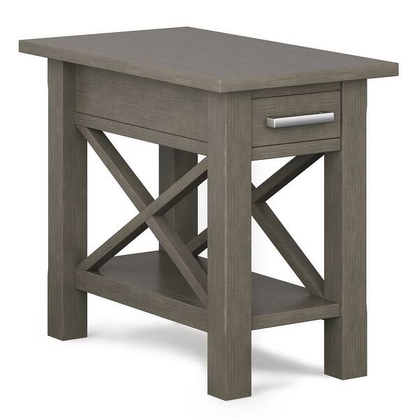 Shop Wyndenhall Waterloo Solid Wood 14 Inch Wide Rectangle Contemporary Narrow Side Table 14 Inch Wide 14 Inch Wide On Sale Overstock 26410089