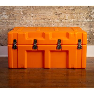 The Iron Brick® Trunk - STRONGEST College Trunk - Orange