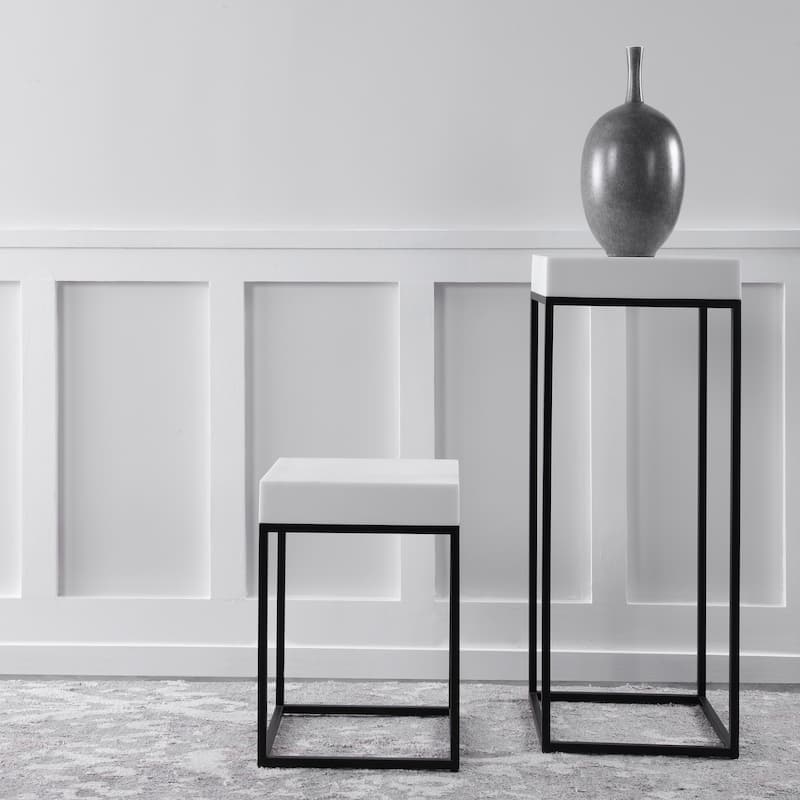 Uttermost Gambia 14" Wide Steel Side Table