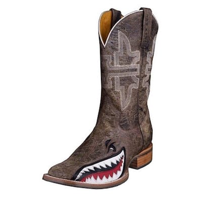 Tin Haul Western Boots Mens Toastin A Gnarly Shark 14-020-0007-0002 TA