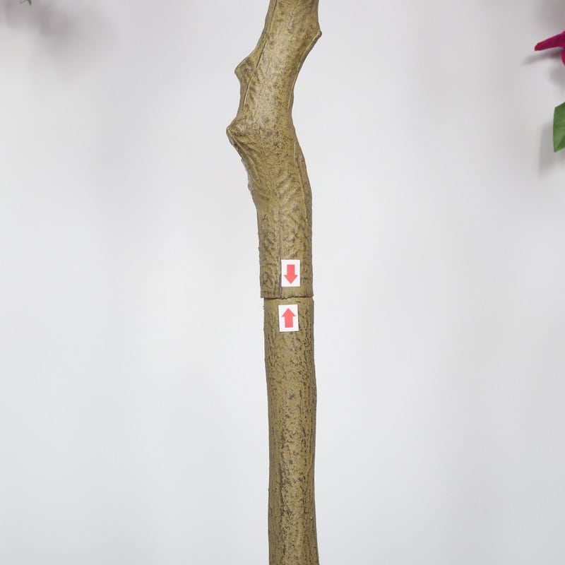 6FT Artificial Bougainvillea Tree in Black Pot - Lifelike Indoor Faux Plant for Home Decor