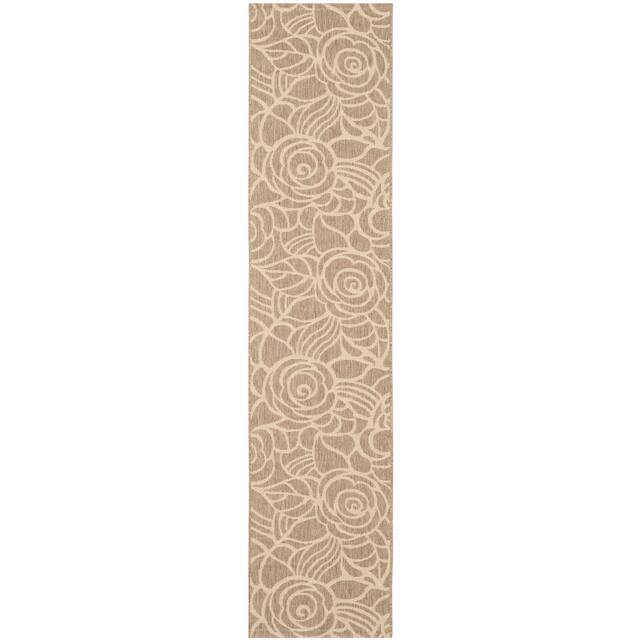 SAFAVIEH Courtyard Lorrayne Floral Geo Indoor/ Outdoor Area Rug