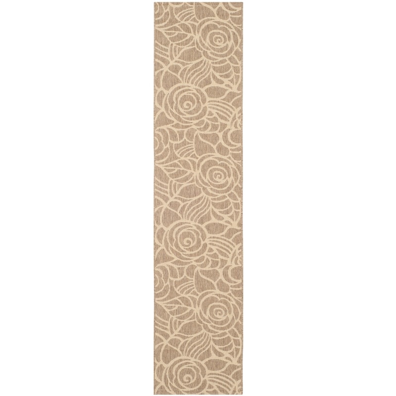 SAFAVIEH Courtyard Lorrayne Floral Geo Indoor/ Outdoor Area Rug