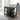 Crosley Audrey Black with Faux Marble Top Kitchen Island - 42"W x 23.5"D x 36"H