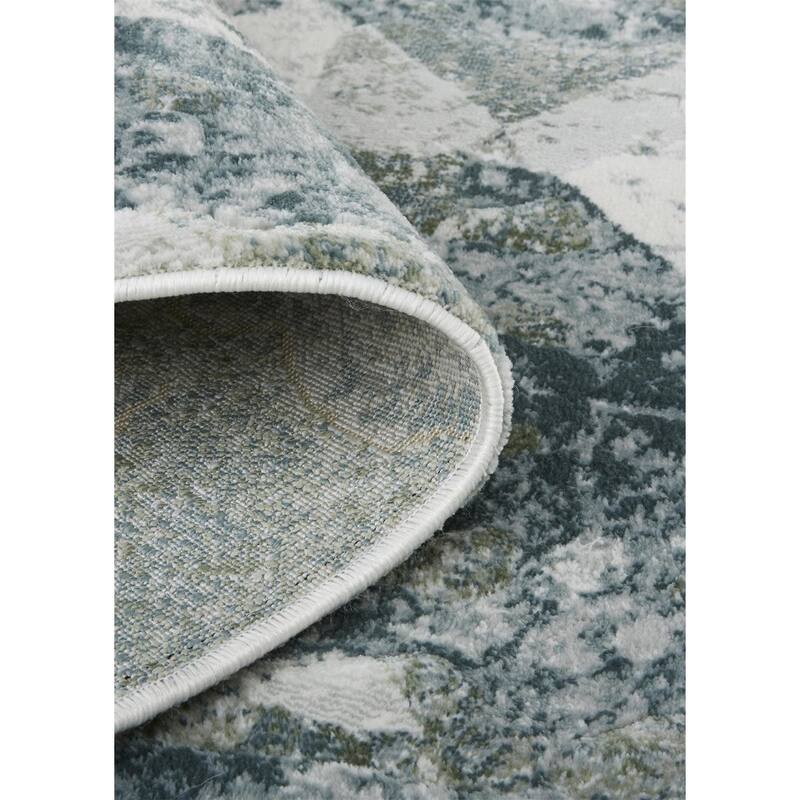 Grand Bazaar Halton Machine Made Abstract Transitional Area Rug