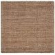 preview thumbnail 67 of 171, SAFAVIEH Jerneja Handmade Solid Chunky Jute Area Rug 4' Square - Natural/Grey