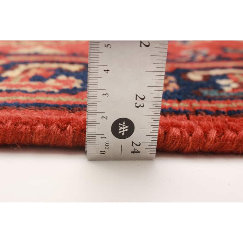 ECARPETGALLERY Hand-knotted Serapi Heritage Red Wool Rug - 2'6 x 11'7