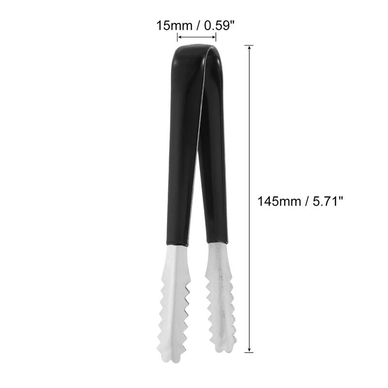 Serving Tongs, 4pcs Stainless Steel Ice Tongs, Mini Sugar Tongs Silver - 6 Inch