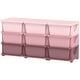 preview thumbnail 3 of 21, 9 Drawers Clothes-Toy Storage with Rounded Edges Ideal for Nursery and Any Other Room - 9 Drawers Pink-Burgundy-Cotton-Candy