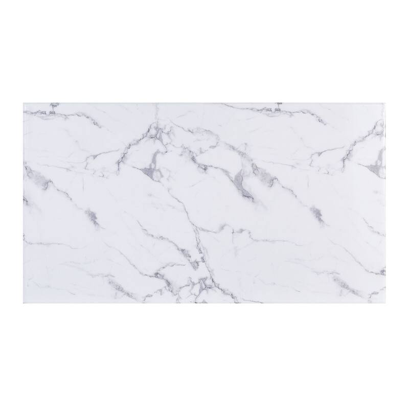 7pc Glam Chrome Finish Dining Set Upholstered Chairs and Table - 7-Piece Set