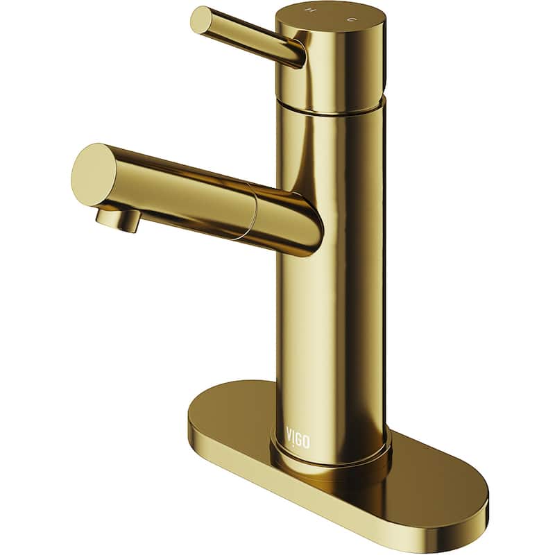 VIGO Noma 8" H Single Handle Single Hole Bathroom Faucet