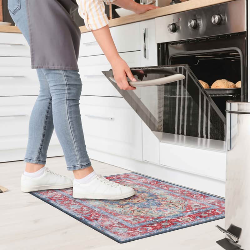 Superior Tanager Rustic Non-Slip Machine Washable Indoor Area Rug or Runner