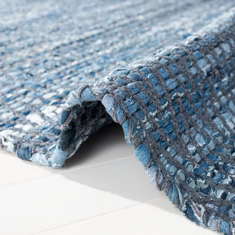 SAFAVIEH Handmade Montauk Diamond Sisal Casual Geometric Cotton Rug