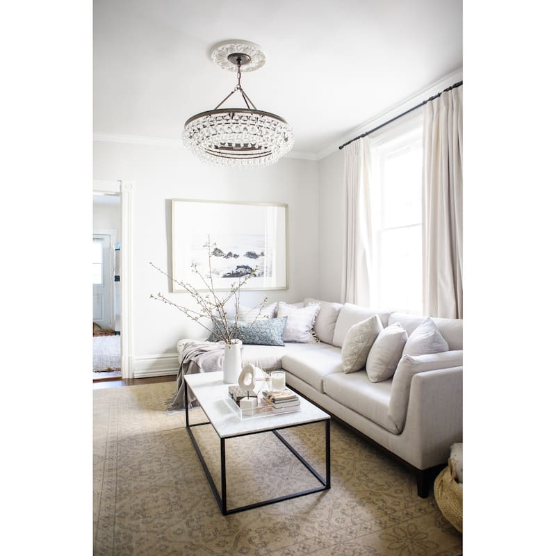 Crystorama Lighting Group Calypso 6 Light 30" Wide Chandelier with