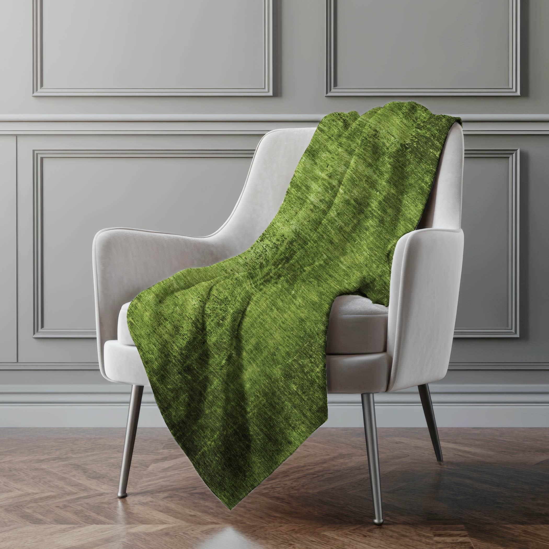 Premium Machine Washable Abstract Ombre Sherpa Throw Blanket