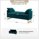 preview thumbnail 42 of 41, Robert Modern Upholstered Flip Top Storage Bench with Two Pillows by HULALA HOME