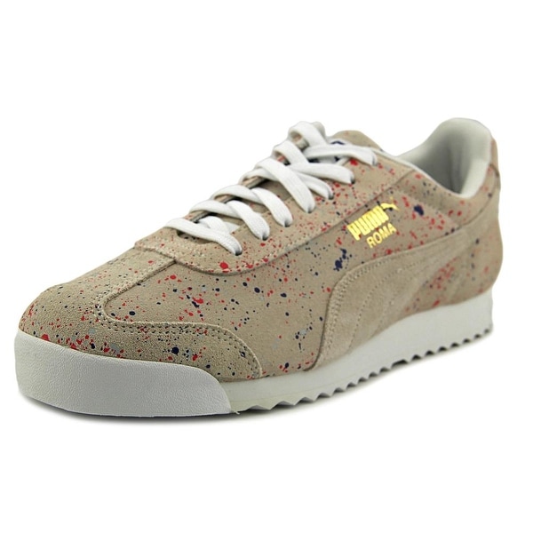 brown suede puma roma