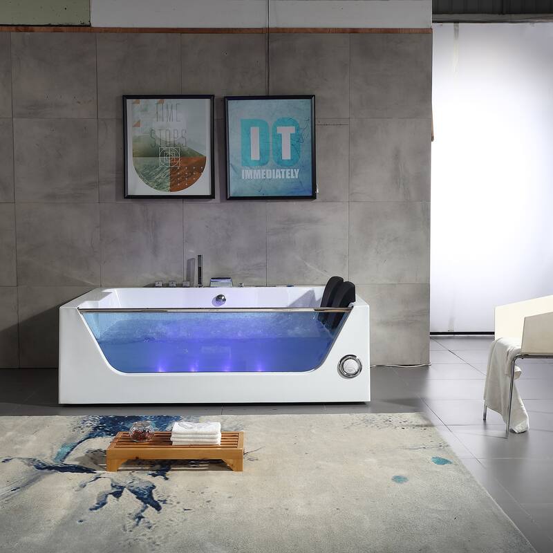 A&E Bath Penelope Jetted Tub - 71-inch