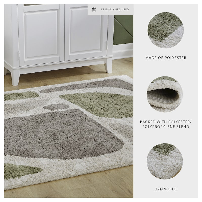 Signature Design by Ashley Anburgh Green/Gray Rug