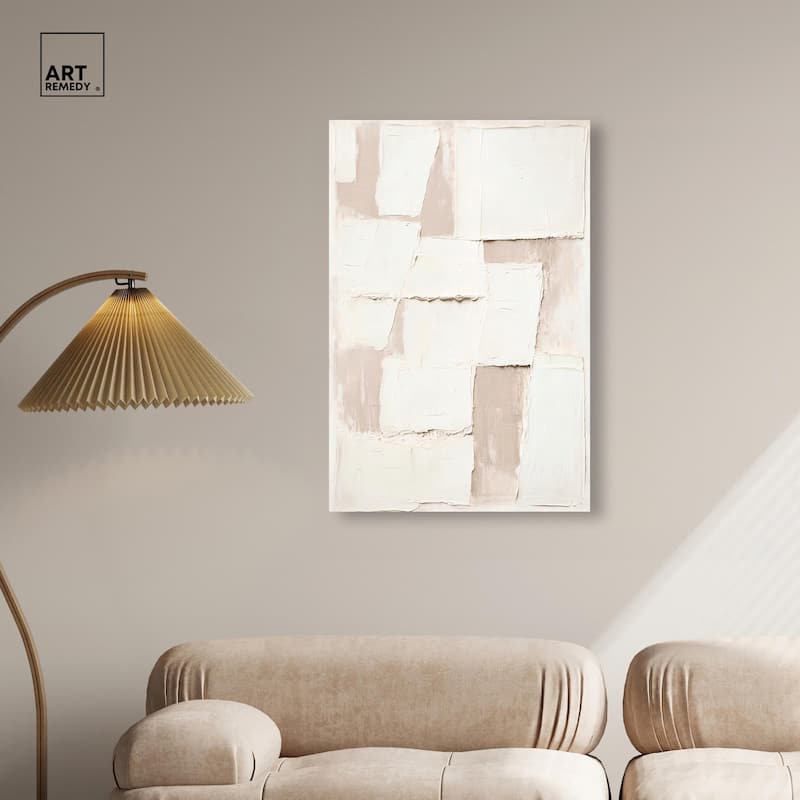 Plastered Planes II Canvas by Art Remedy, Gallery Wrapped