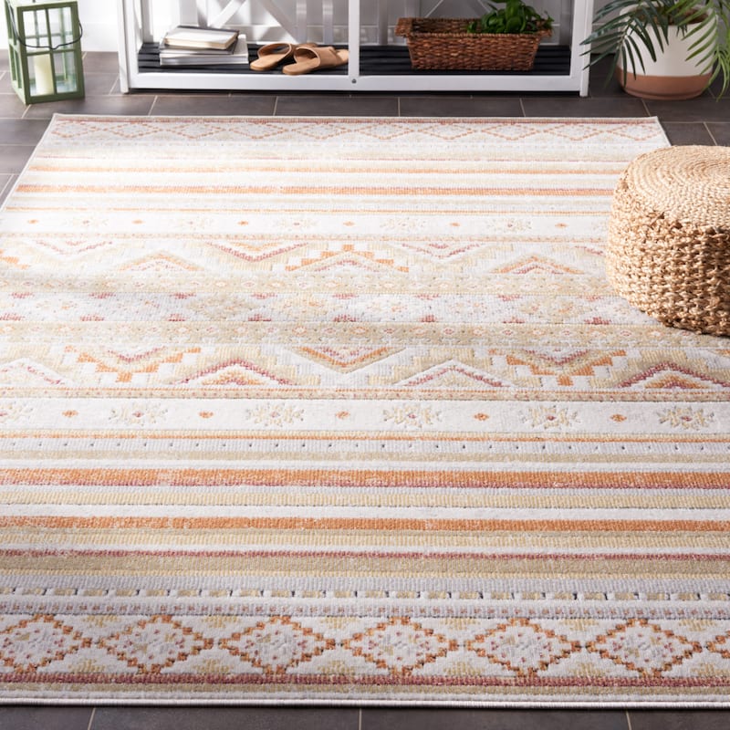 SAFAVIEH Cabana Gradje Indoor/ Outdoor Boho Rug