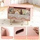 preview thumbnail 19 of 18, Costway Kids Wooden Toy Box with Front Bookshelf 4 Solid Wood Legs - See Details