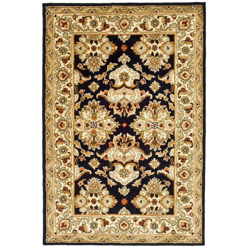 SAFAVIEH Handmade Heritage Ogee Dot Traditional Oriental Wool Rug