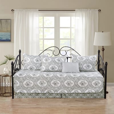 Serenta 6 Piece Cotton Blend Daybed Bedspread Coverlet Set - 75" x 39"