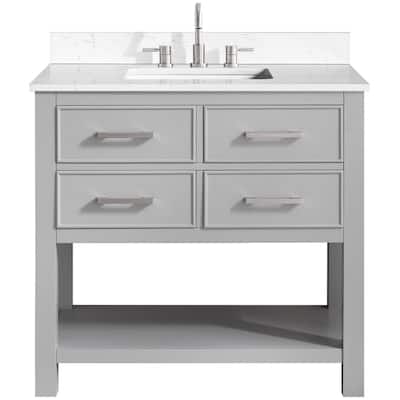 Avanity BROOKS-VS37-E Brooks 37" Free Standing Single Basin Vanity Set
