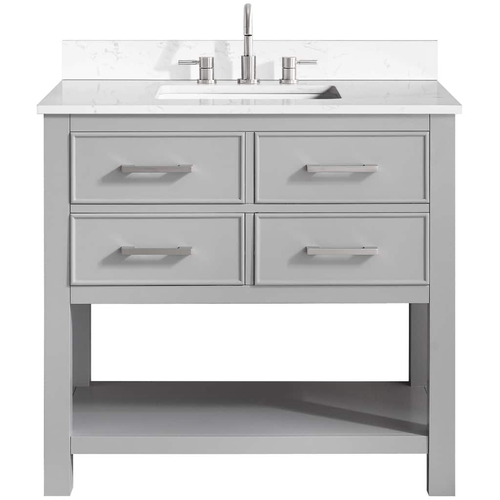 Avanity BROOKS-VS37-E Brooks 36" Free Standing Single Basin Vanity Set