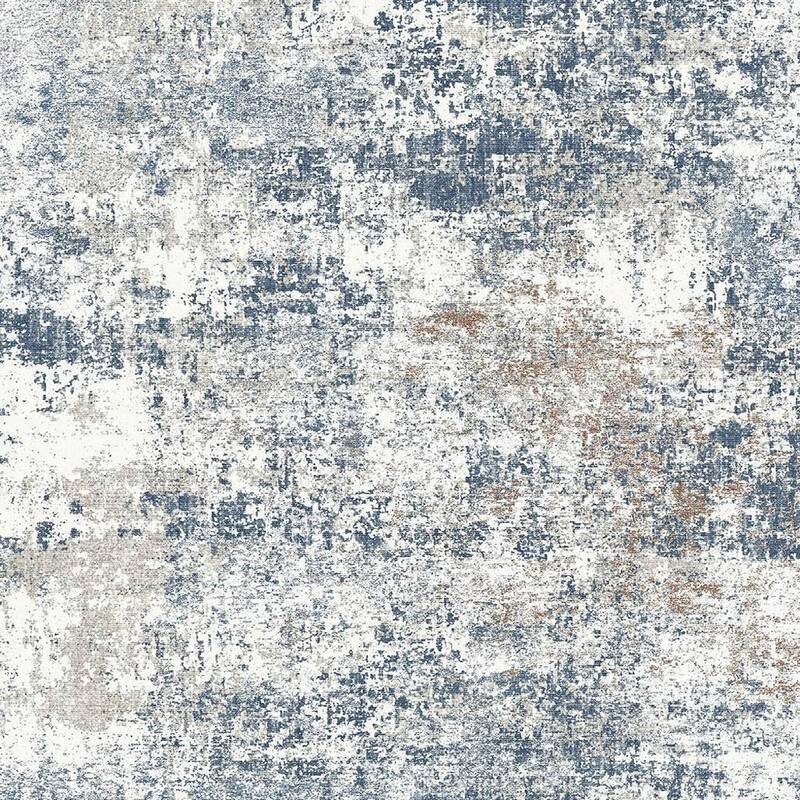 HomeRoots Abstract Modern Rectangle Area Rug