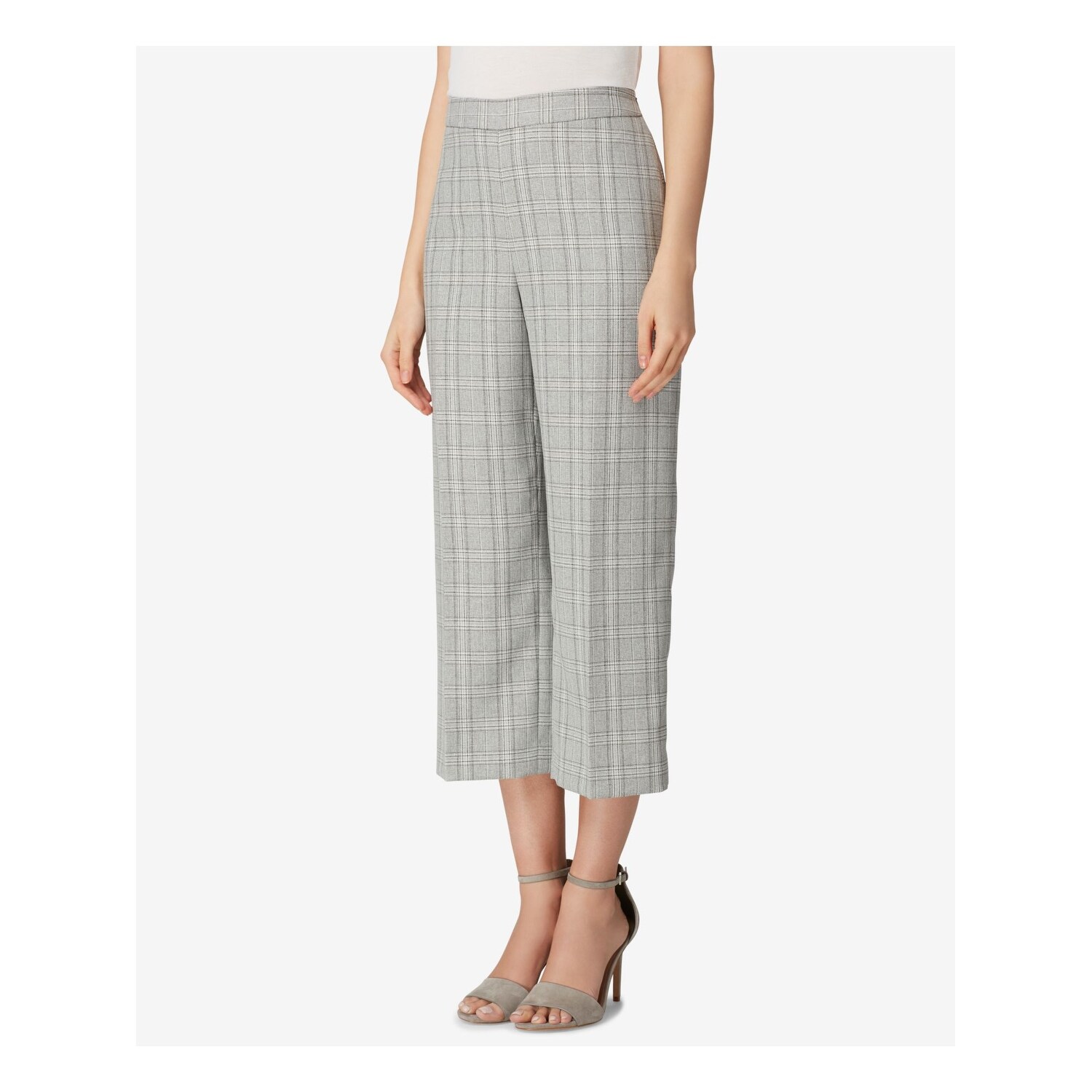 womens plaid cropped pants