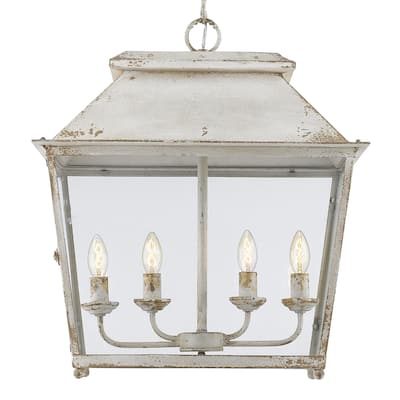 Golden Lighting Abingdon 4 Light 21" Wide Taper Candle Pendant with