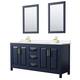 Option Dark Blue / White Quartz Top / Brushed Gold