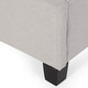 preview thumbnail 26 of 44, Costello Upholstered Tufted Fabric Queen Bed Set by Christopher Knight Home