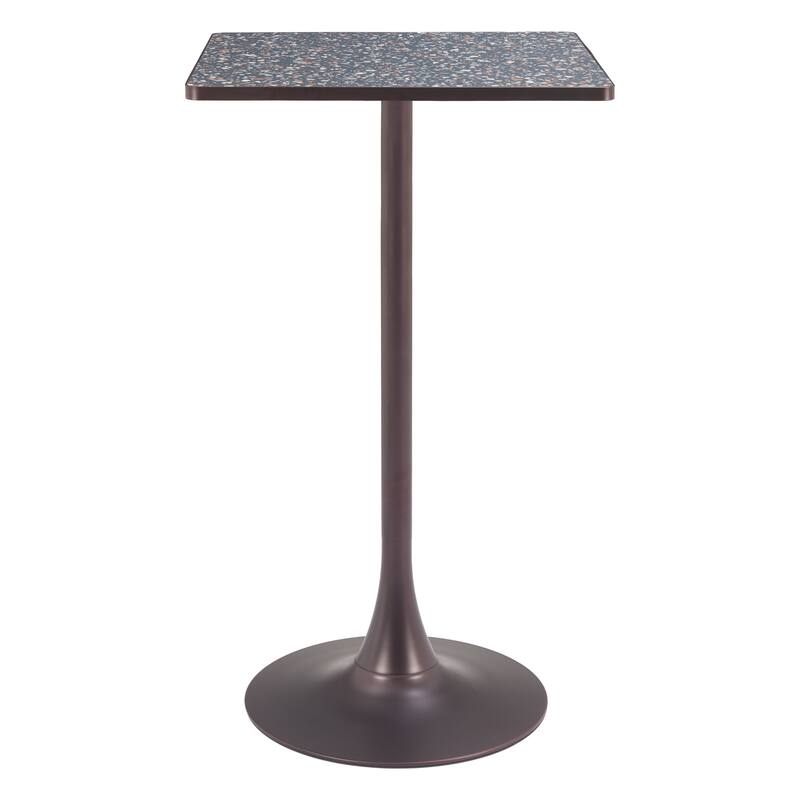 Spot Bar Table Black & Bronze