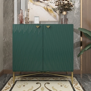 Clihome 32-Inch 2 Door Locker Media Storage Cabinet/Buffet